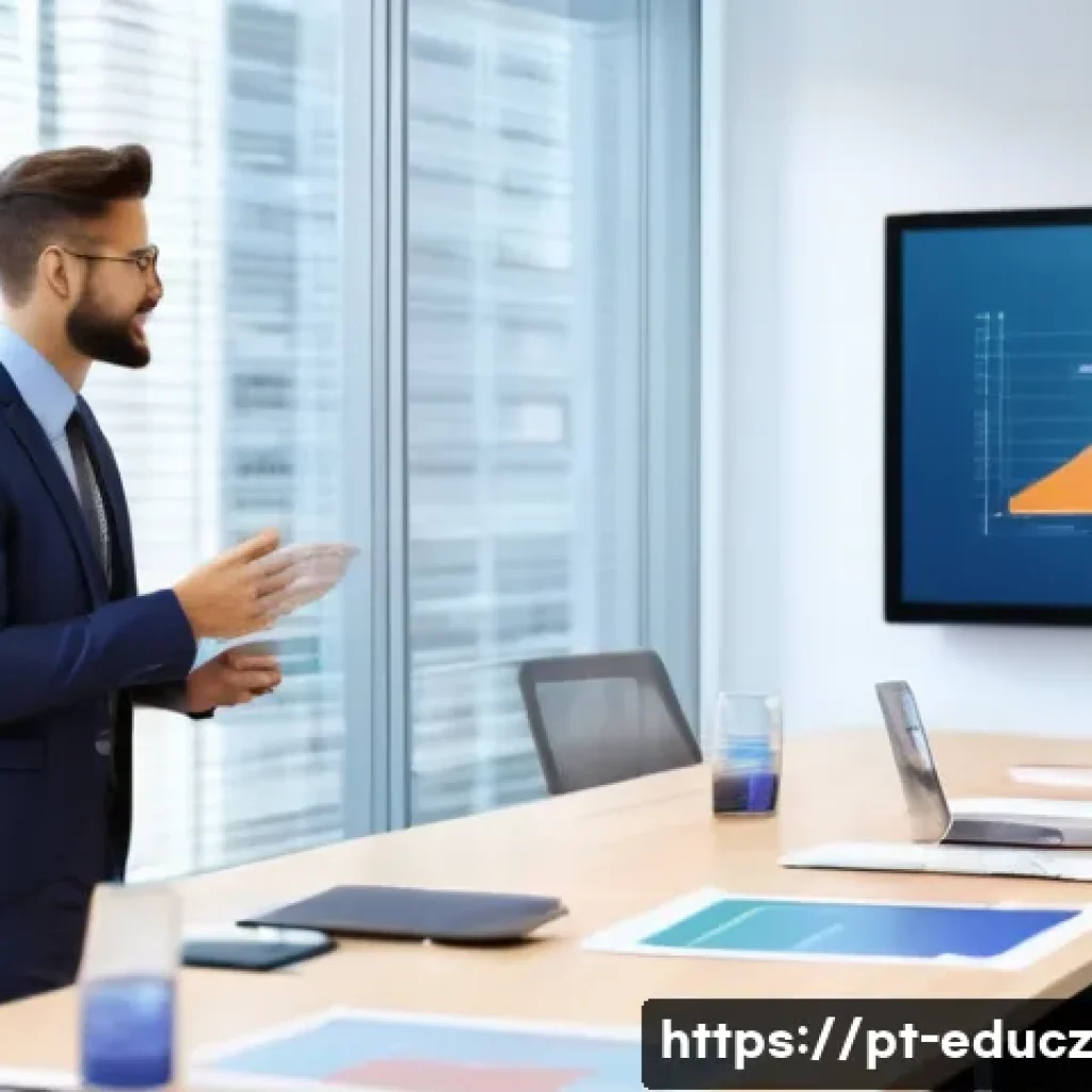 직원 기술 향상을 위한 재교육 프로그램 - A modern corporate training workshop scene in a bright, spacious office with diverse professionals a...