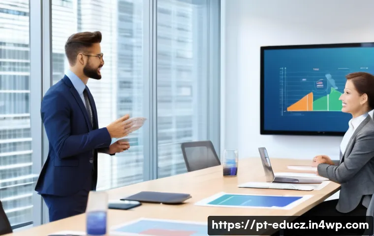 직원 기술 향상을 위한 재교육 프로그램 - A modern corporate training workshop scene in a bright, spacious office with diverse professionals a...