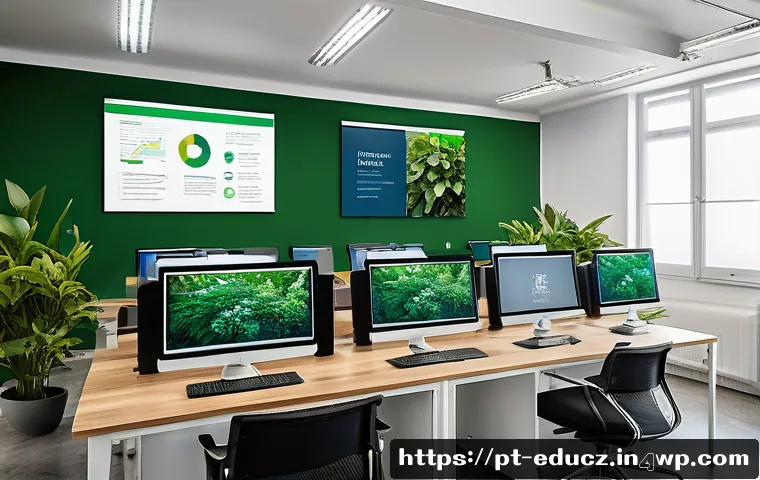 기술 재교육 프로그램을 위한 맞춤형 교육 과정 개발 - A modern corporate training environment showing a diverse group of adult professionals engaged in a ...